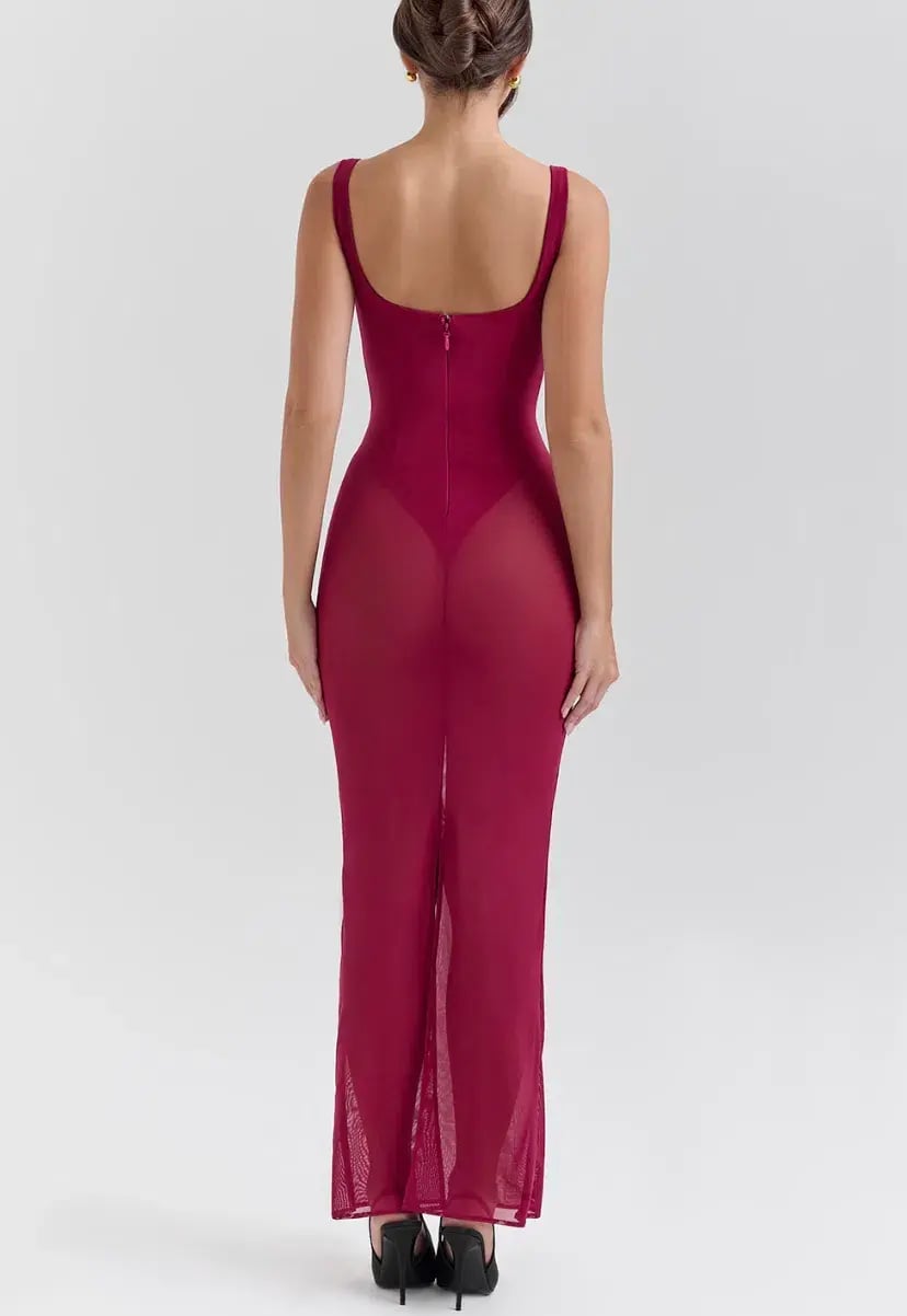 House of CB Robina Dress Red Maxi Size S / AU 8 photo 5