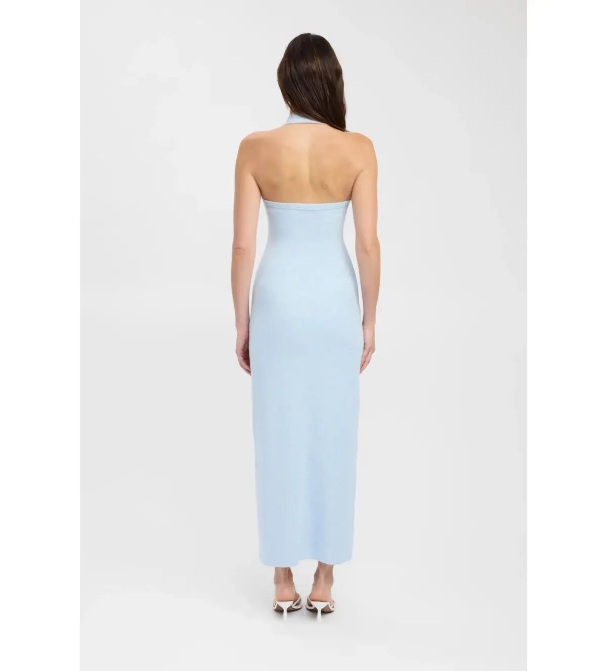 Kookai Hadley Maxi Dress Baby Blue Size AU 10 photo 2