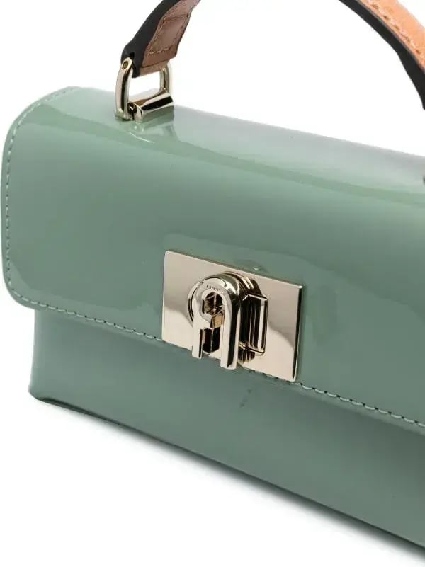 FURLA Mini Top handle bag Mint Green photo 3