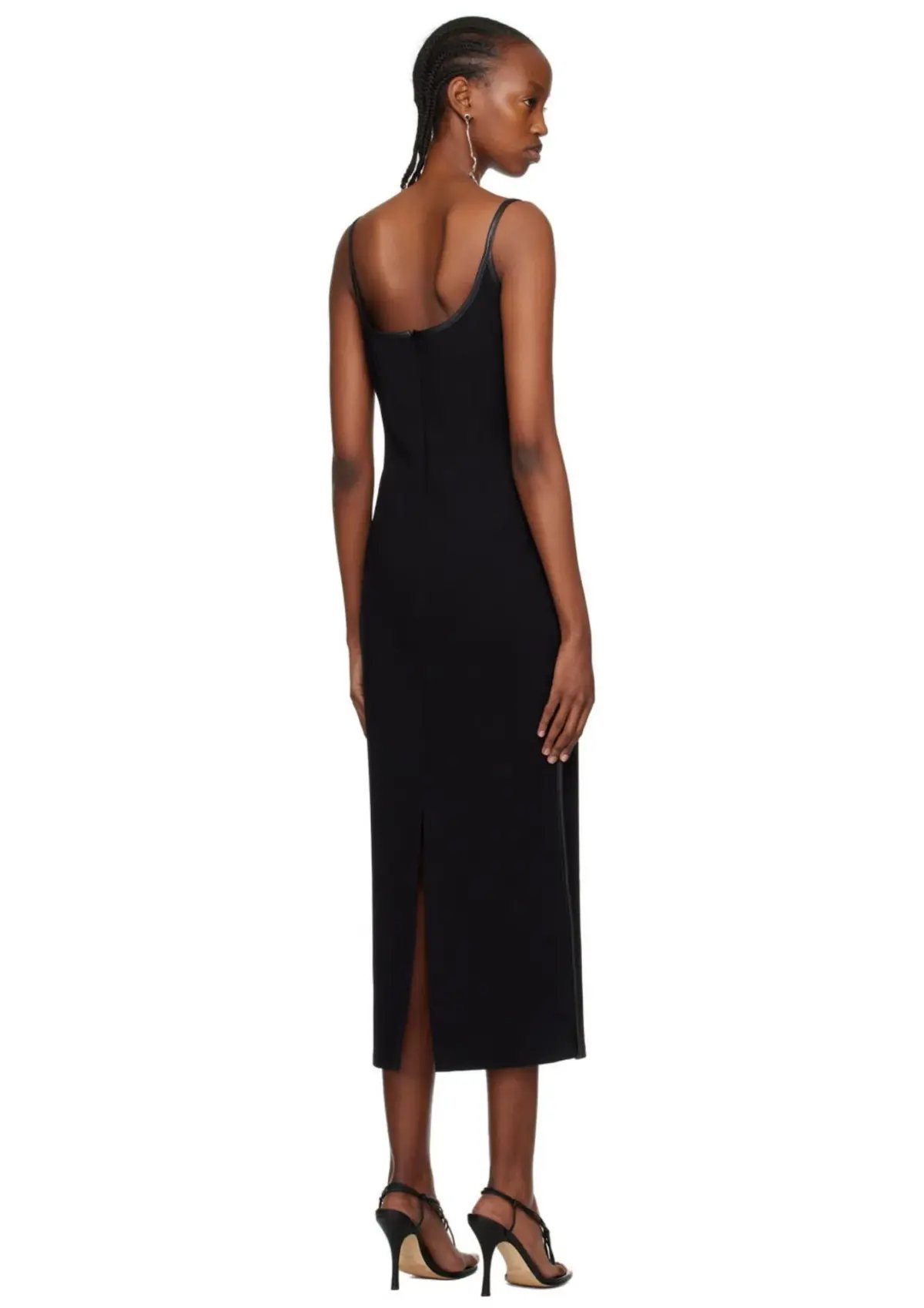 Paris Georgia Heart Dress Black/Black Size 8 photo 2