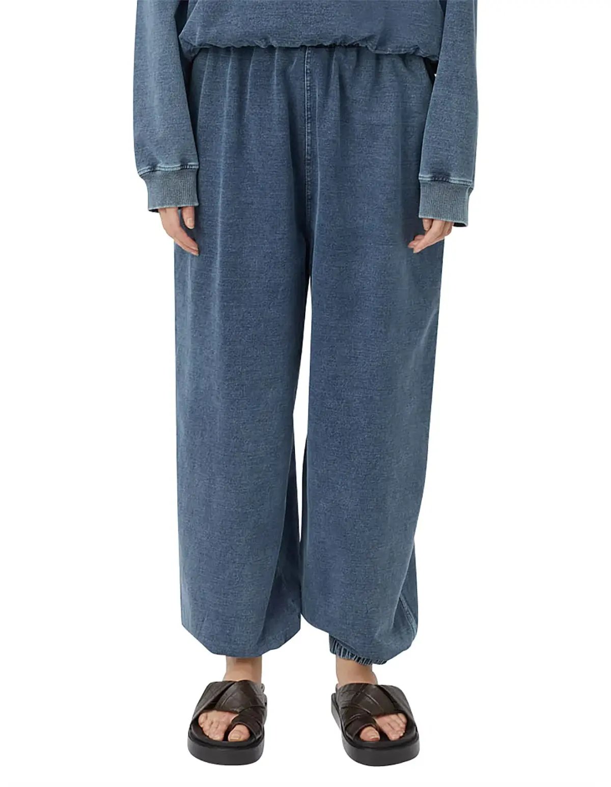 Camilla and Marc Dovell Cotton Tracksuit Pant Indigo Blue Size AU 8 photo 4