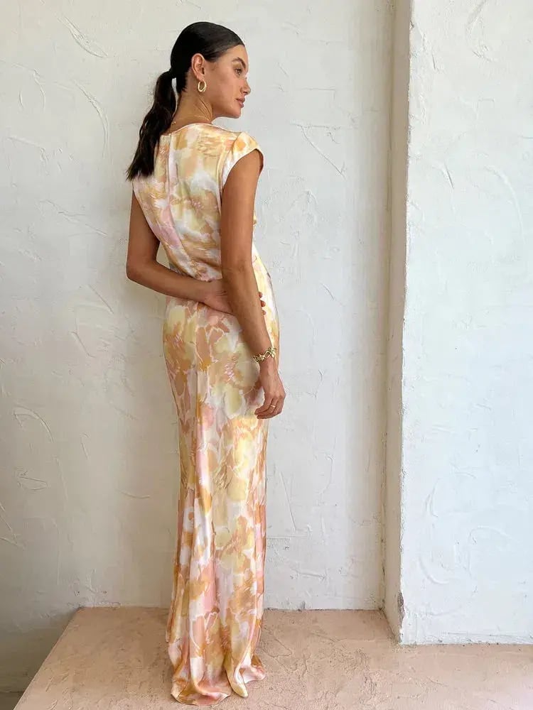 Bec & Bridge Indi V Maxi Dress in Floral Haze Size 8 photo 3