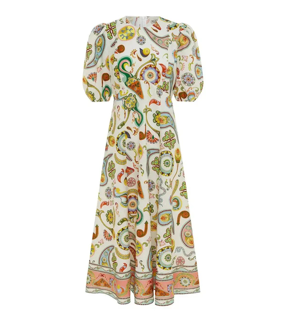 Alemais Arcade Midi Dress Print Size 12 photo 3