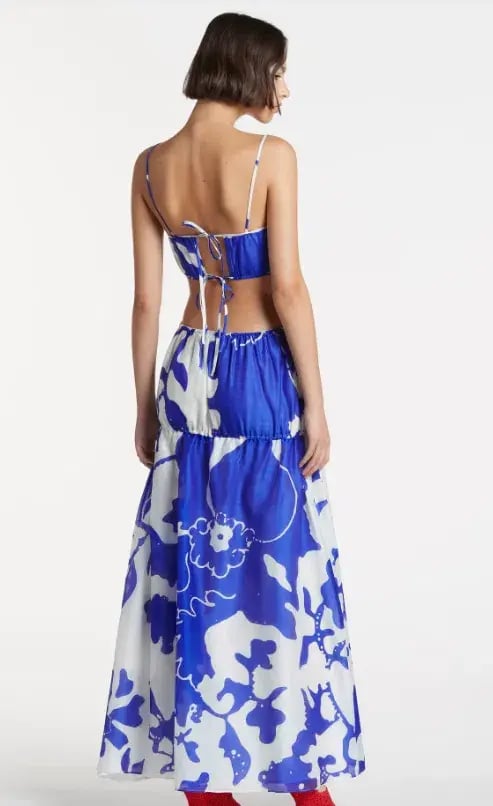 Sir the Label Vivi Crop and Skirt Set Merce Abstract Print Size 6 photo 3