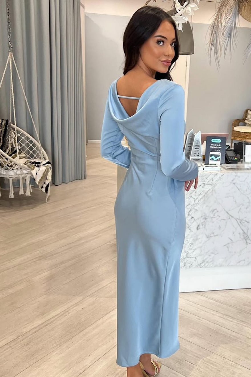 Mossman Resurgence Maxi Dress Steel Blue photo 2