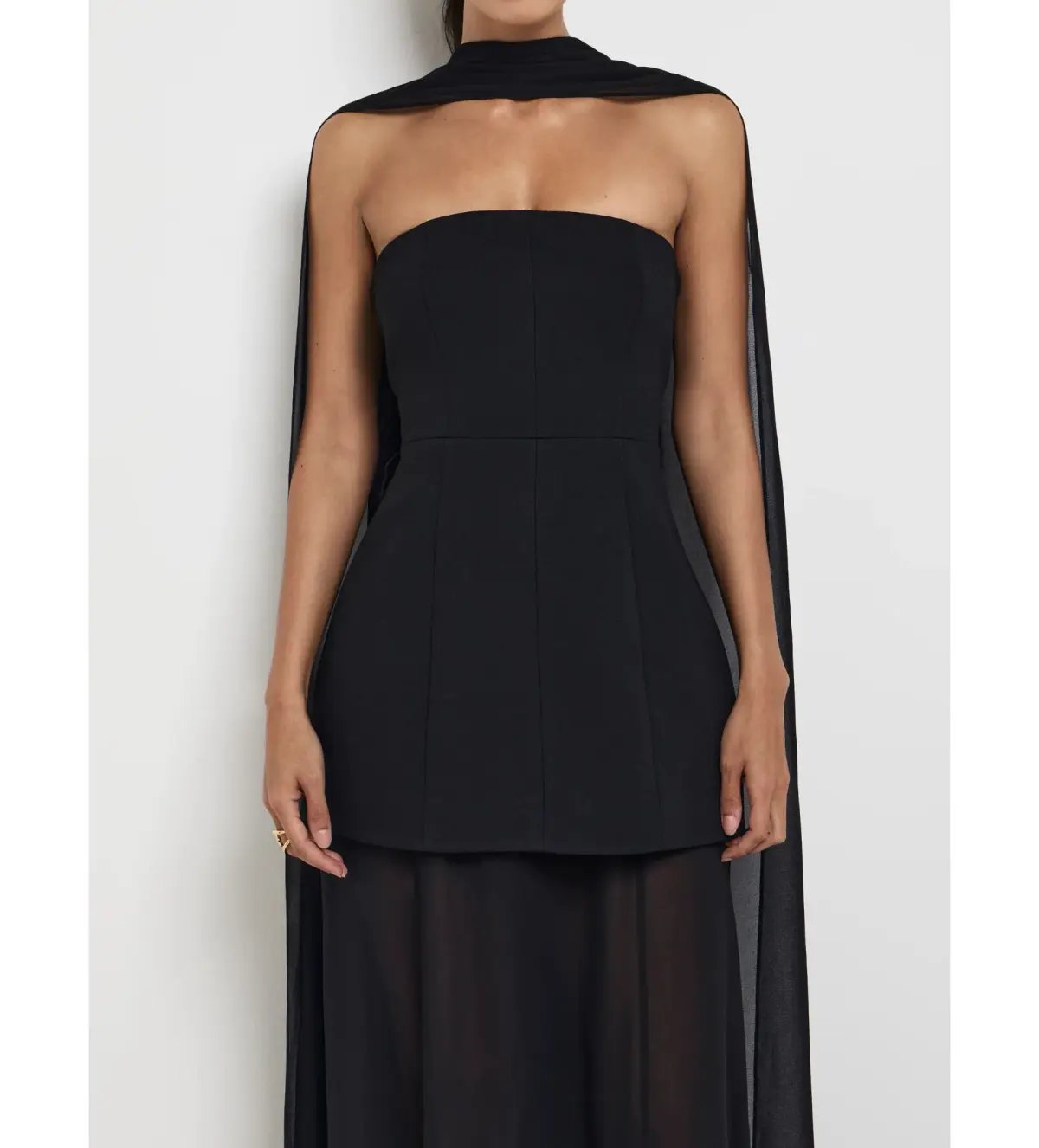 Sheike Marissa Maxi Dress Black Size AU 8 photo 4