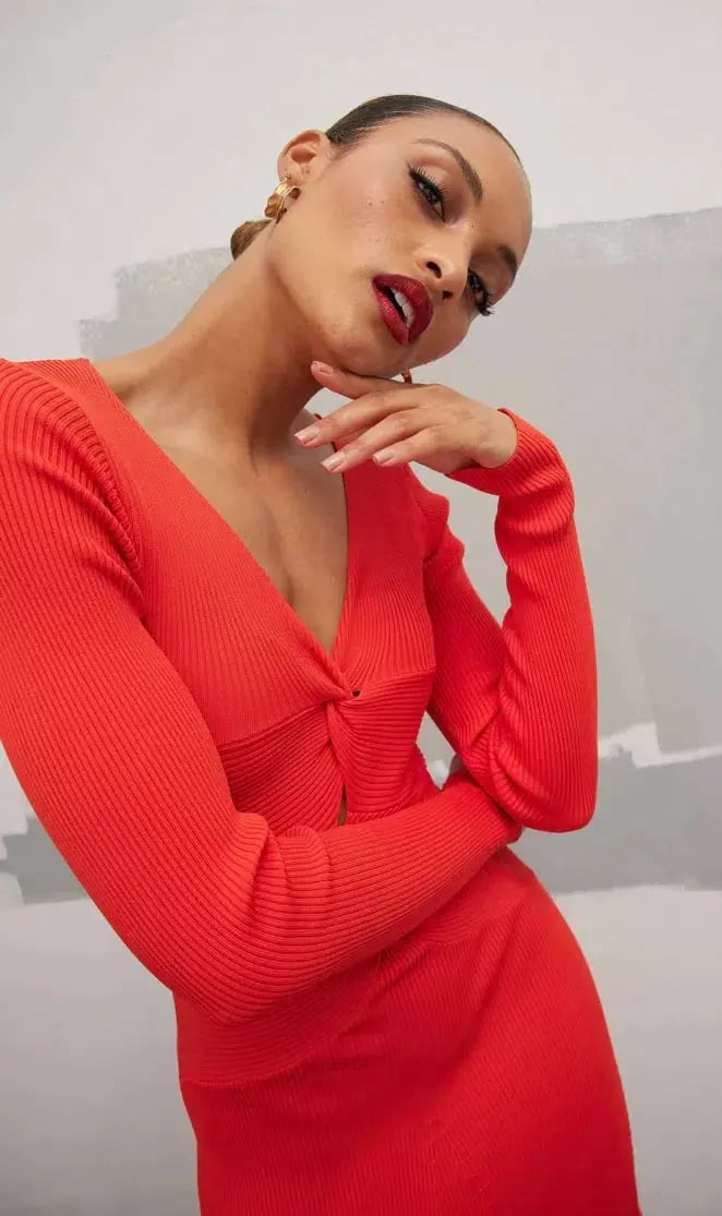 Mossman twists and turn dress in chilli photo 4