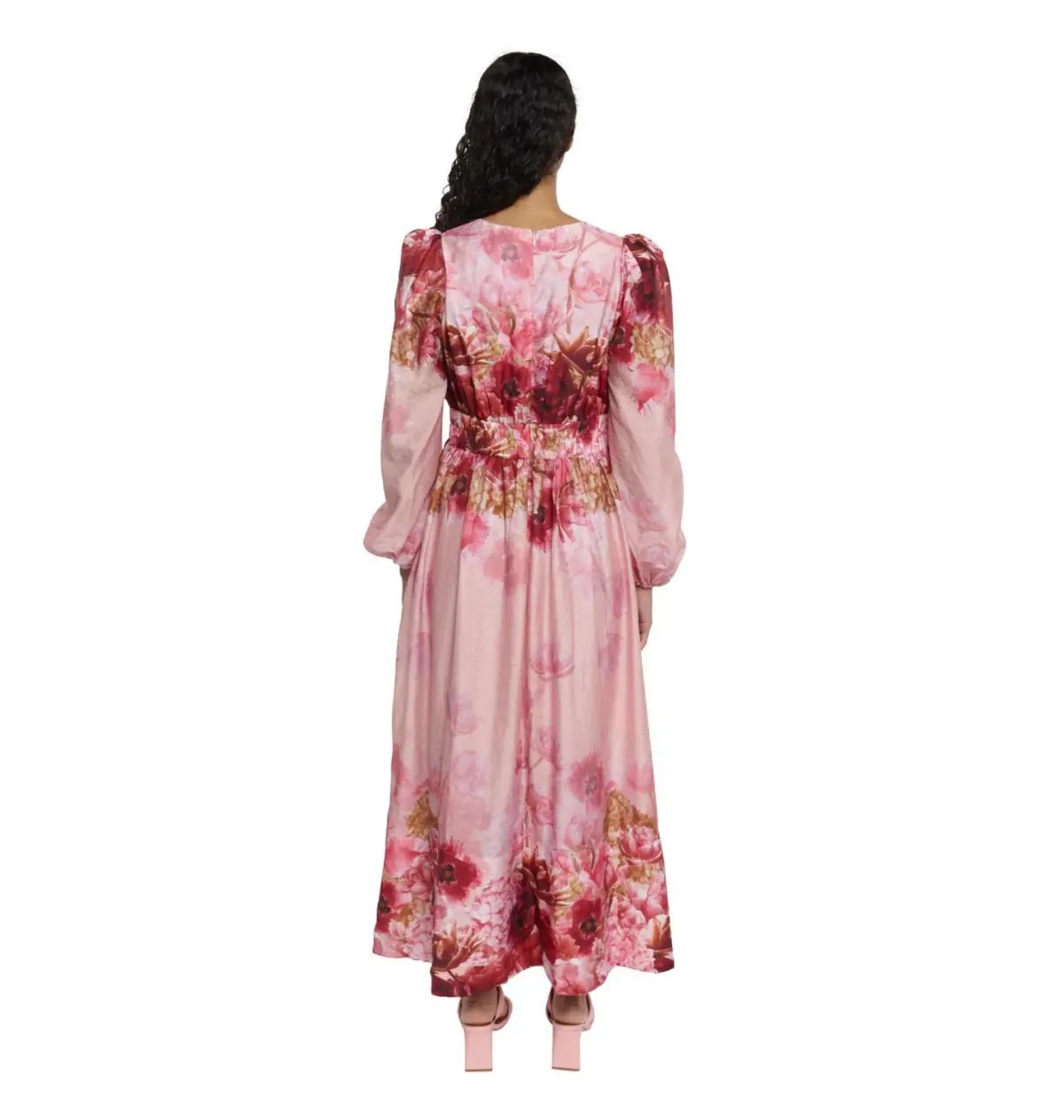 Sheike Swan Lake Midi Dress Pink Size 8 photo 3