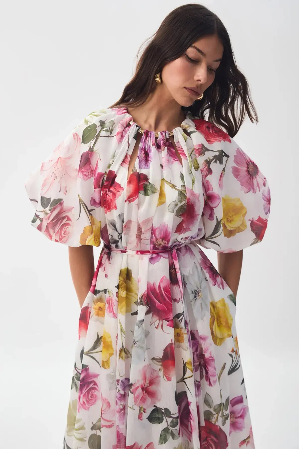 Aje Fleur Midi Dress in Collage Floral Size AU 14 photo 4