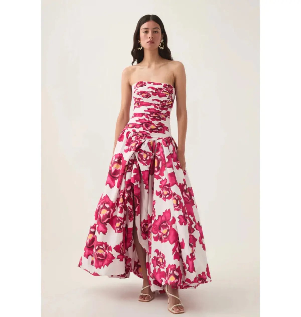 Aje Behold Maxi Dress in Boldly Blooming Size AU 6 photo 3