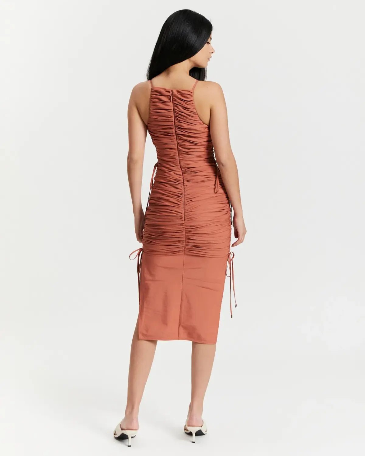 Rachel Gilbert Bailey Dress Blush Size 8 photo 4