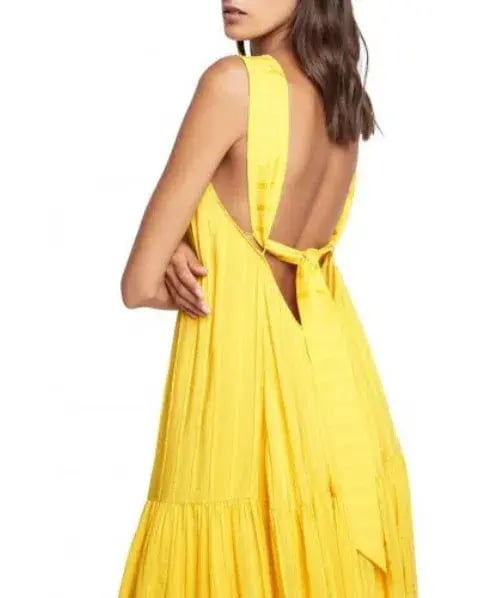 Sass & Bide State of Sound Dress Yellow Size XS / Au 8 photo 2