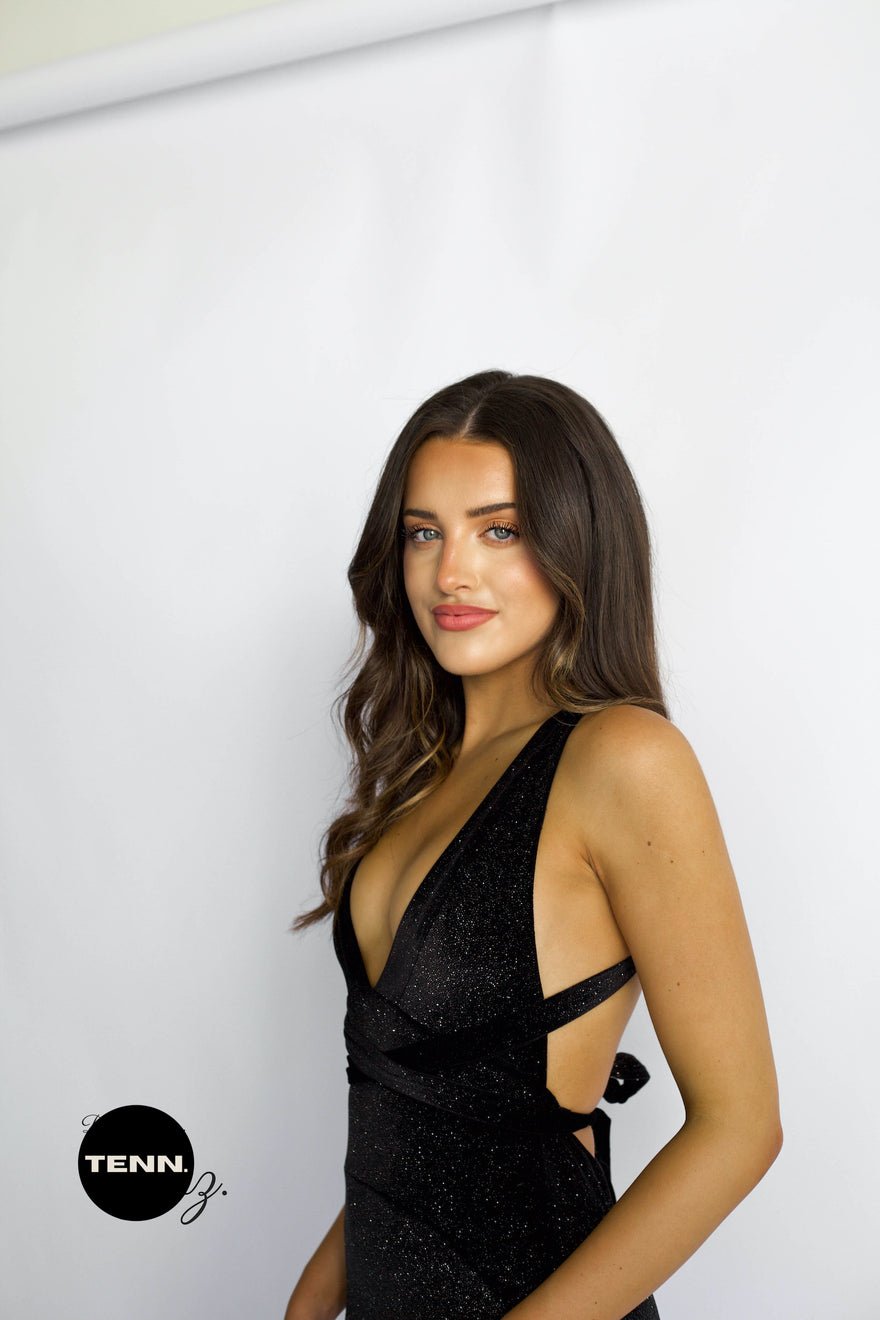 TPC Nikola Gown - Black Sparkle photo 2