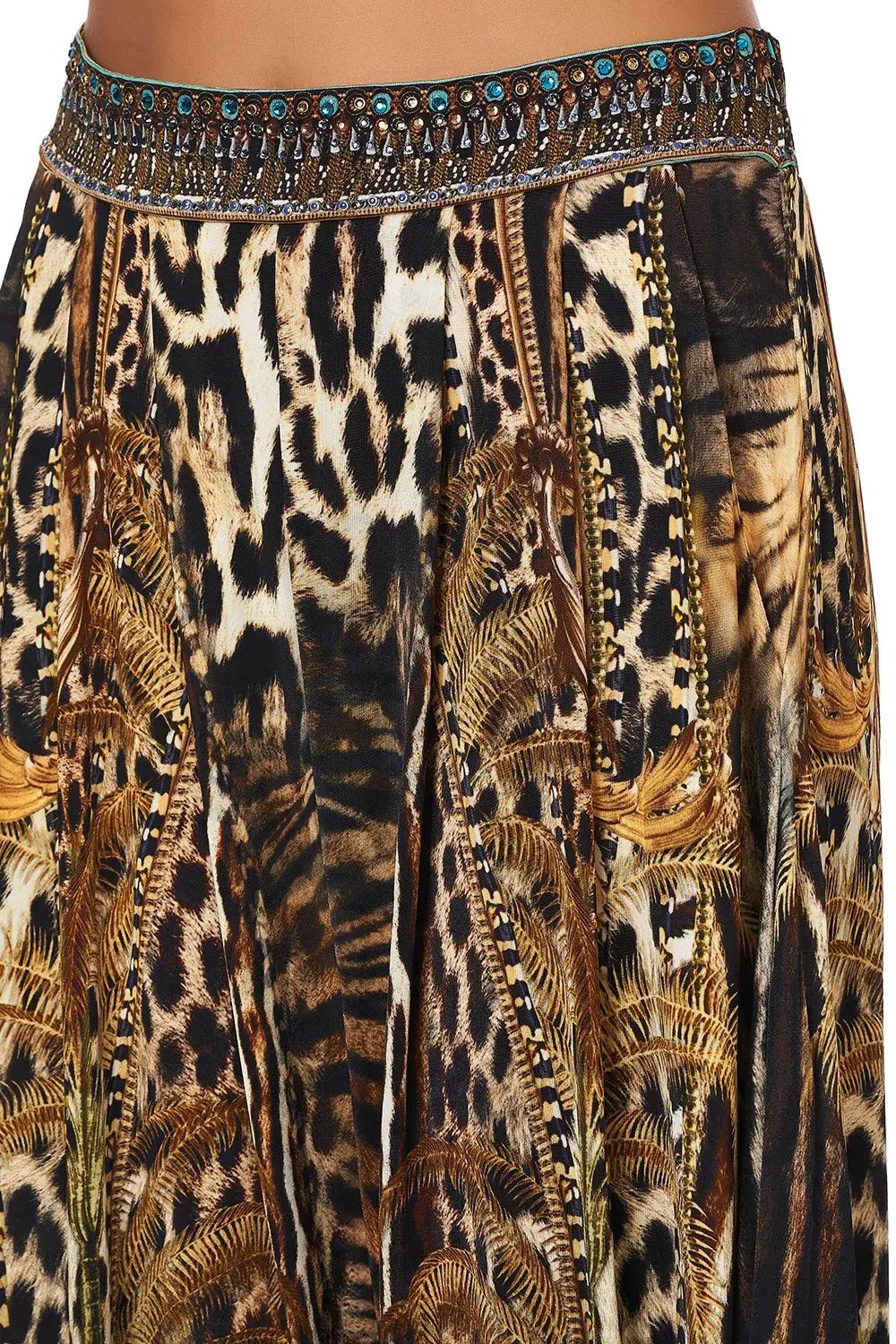 Camilla Jersey Drape Pant Berkeley St After Dark Animal Print Size S / AU 8 photo 5