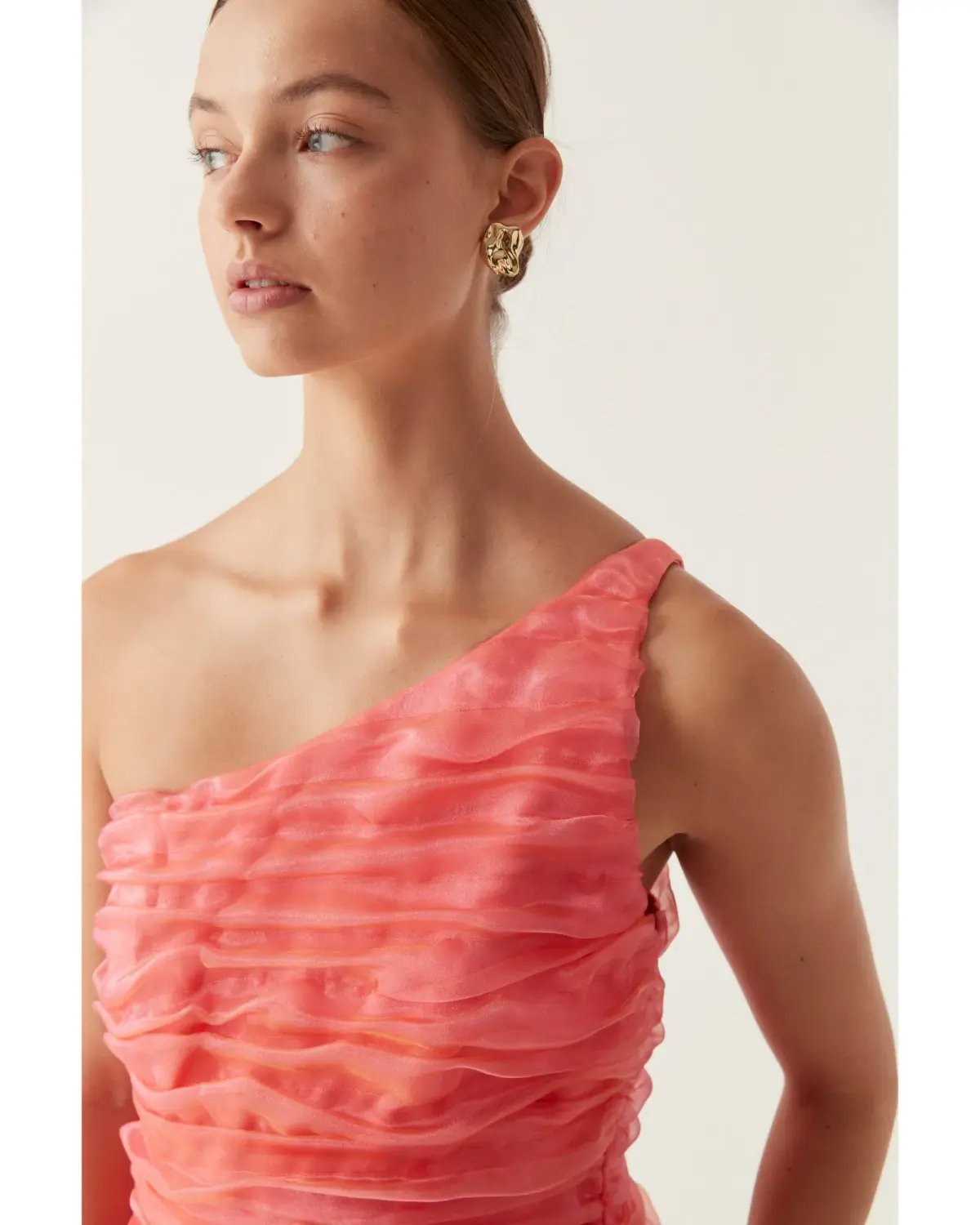 Aje Mercury Dress in Coral Size AU 10 photo 2