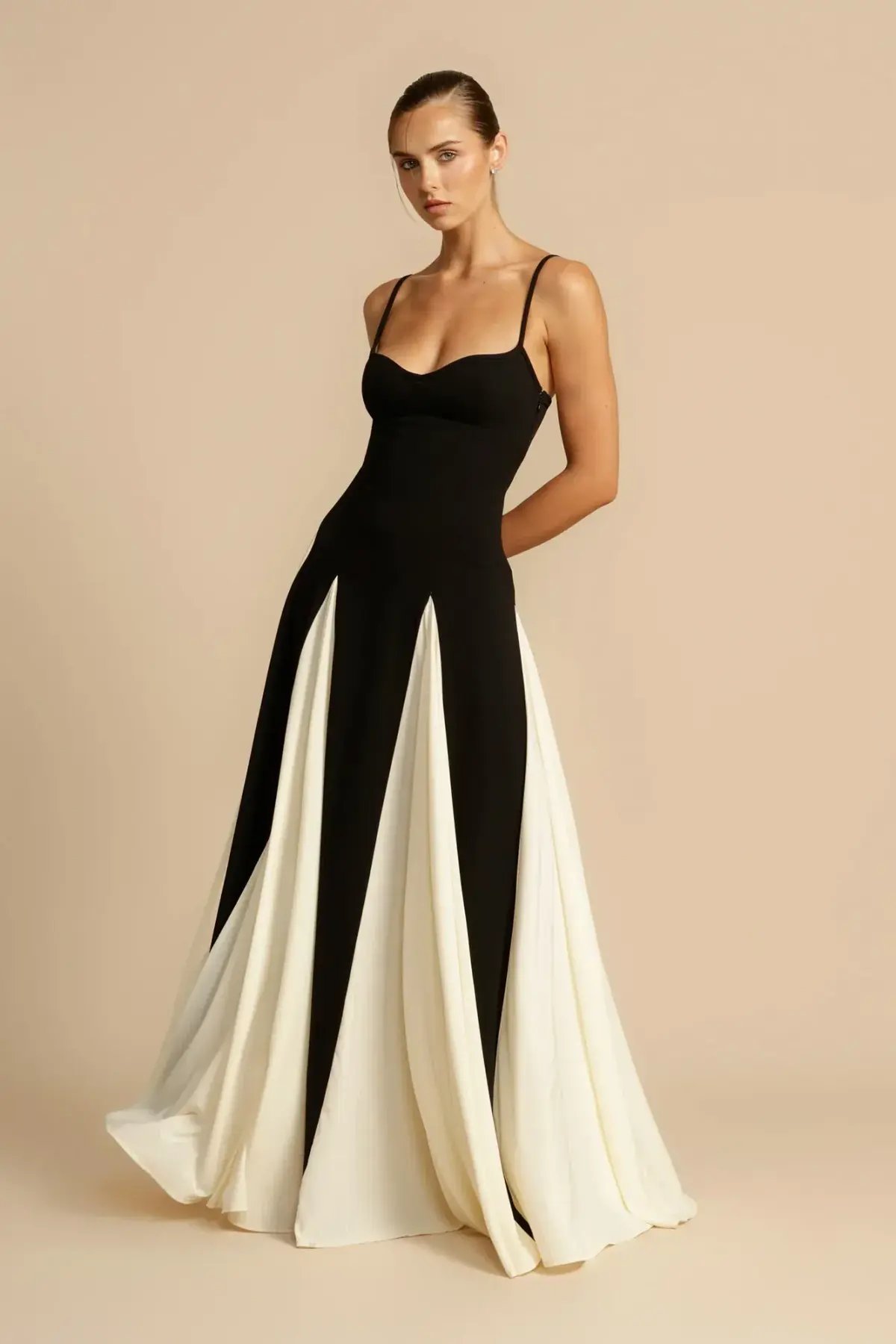 Arcina Ori Paloma Dress Black/White Size 10 photo 2