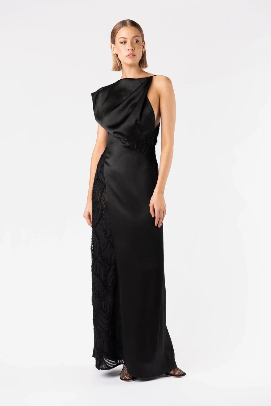 One Fell Swoop Angela Maxi Dress - Obsidian photo 4