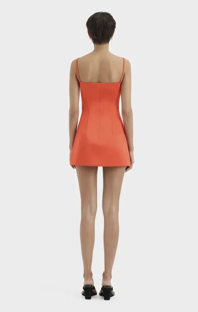 Sir The Label Poppy Contoured Mini Dress Orange Size 1 / Aus 8 photo 2
