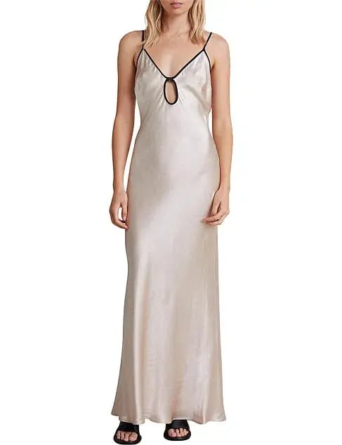Bec & Bridge Kara Keyhole Dress Sand Size 10 photo 3