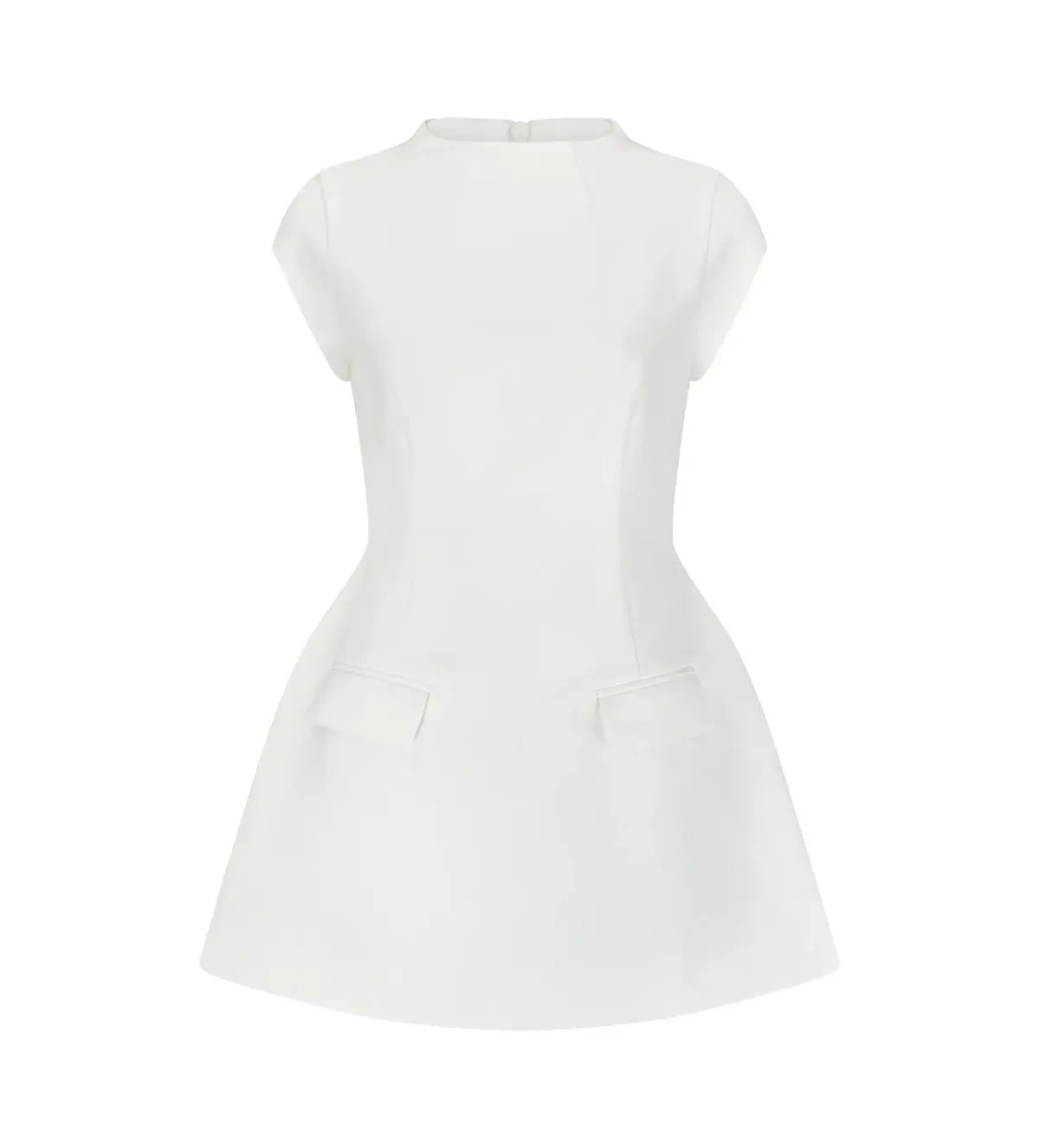 Odd Muse The Ultimate Muse Cap Sleeve Mini Dress White Size XS/AU 6 photo 4
