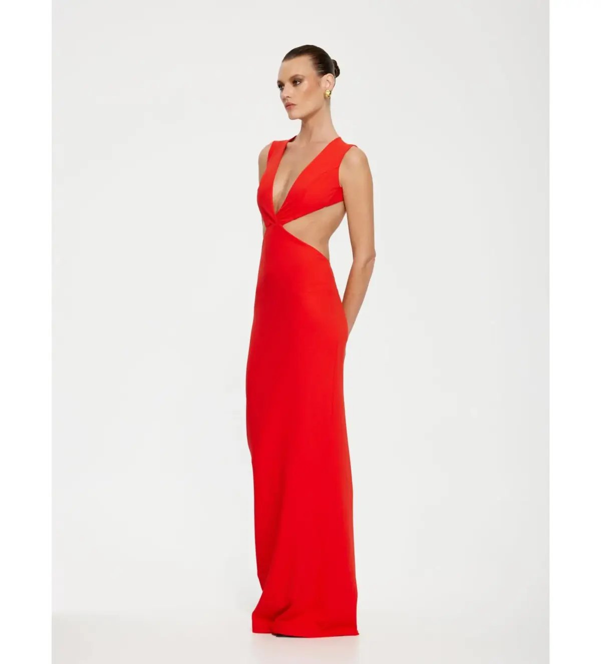 Effie Kats Valencia Gown in Cherry Red Size M / AU 10 photo 2