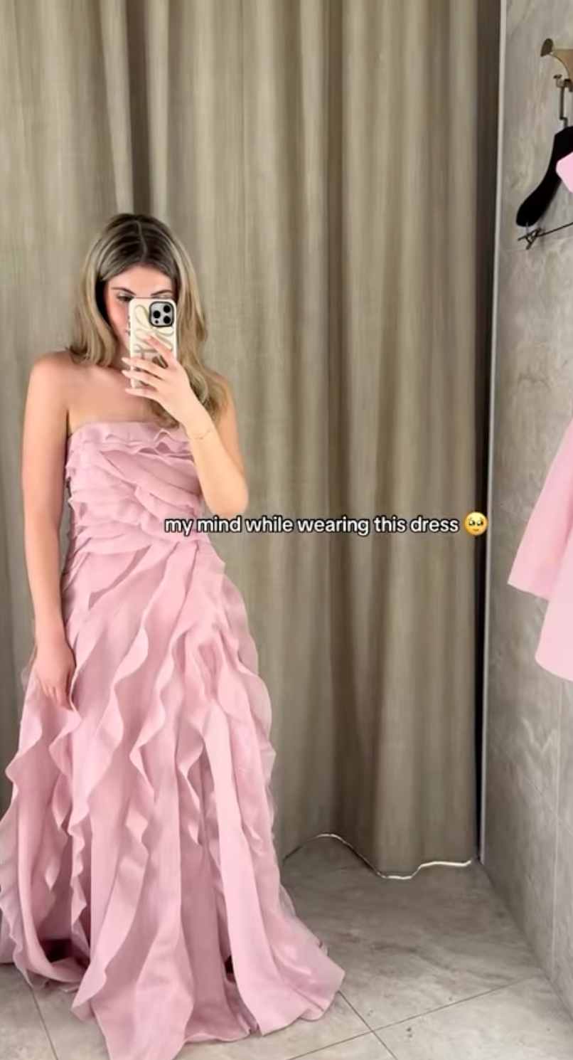 Aje Allarie Gown Pink photo 4