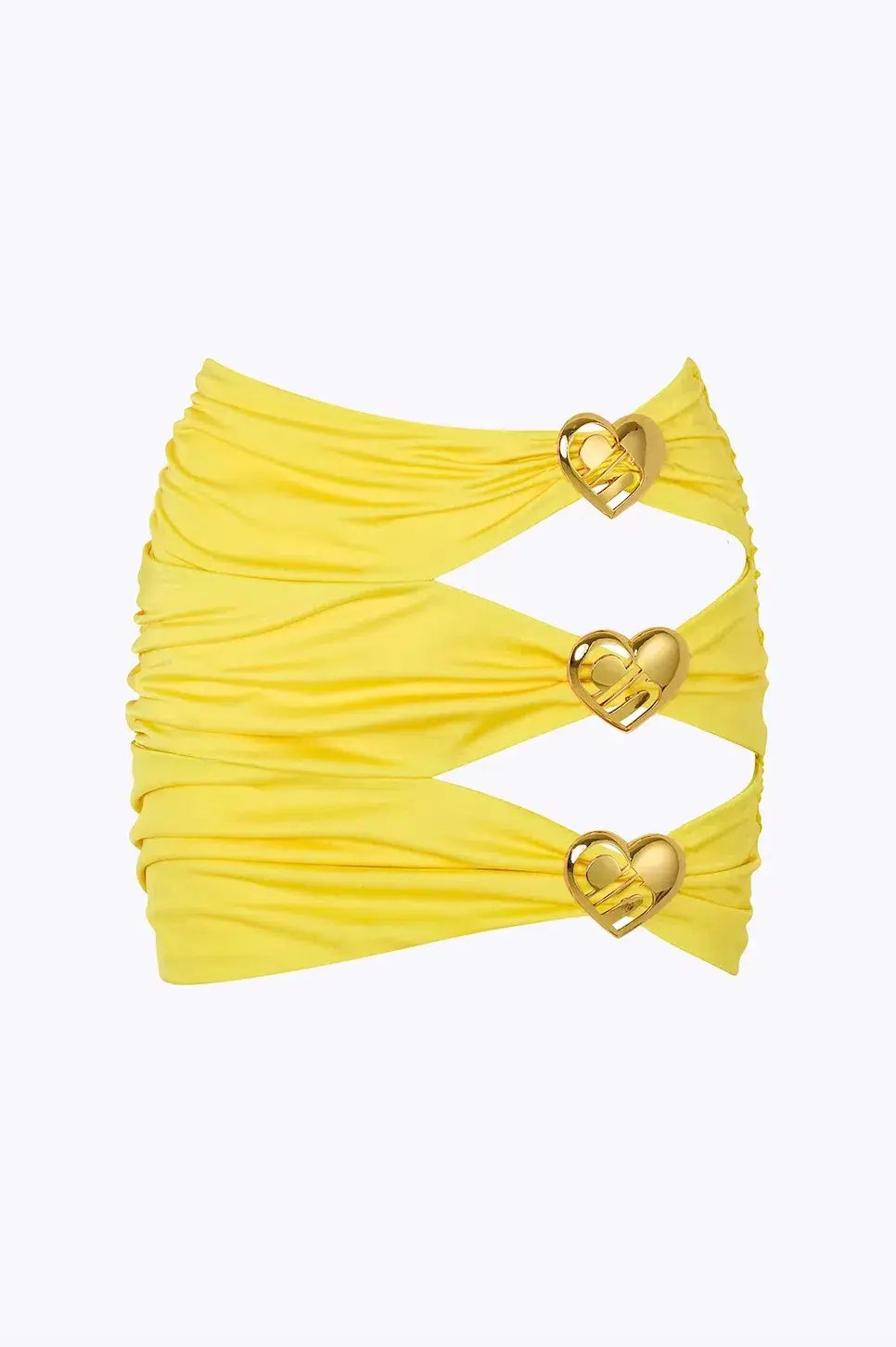 Cin Cin Coupe Heart Cut Out Mini Skirt Abyss Top Lemonade Size 8/S photo 4