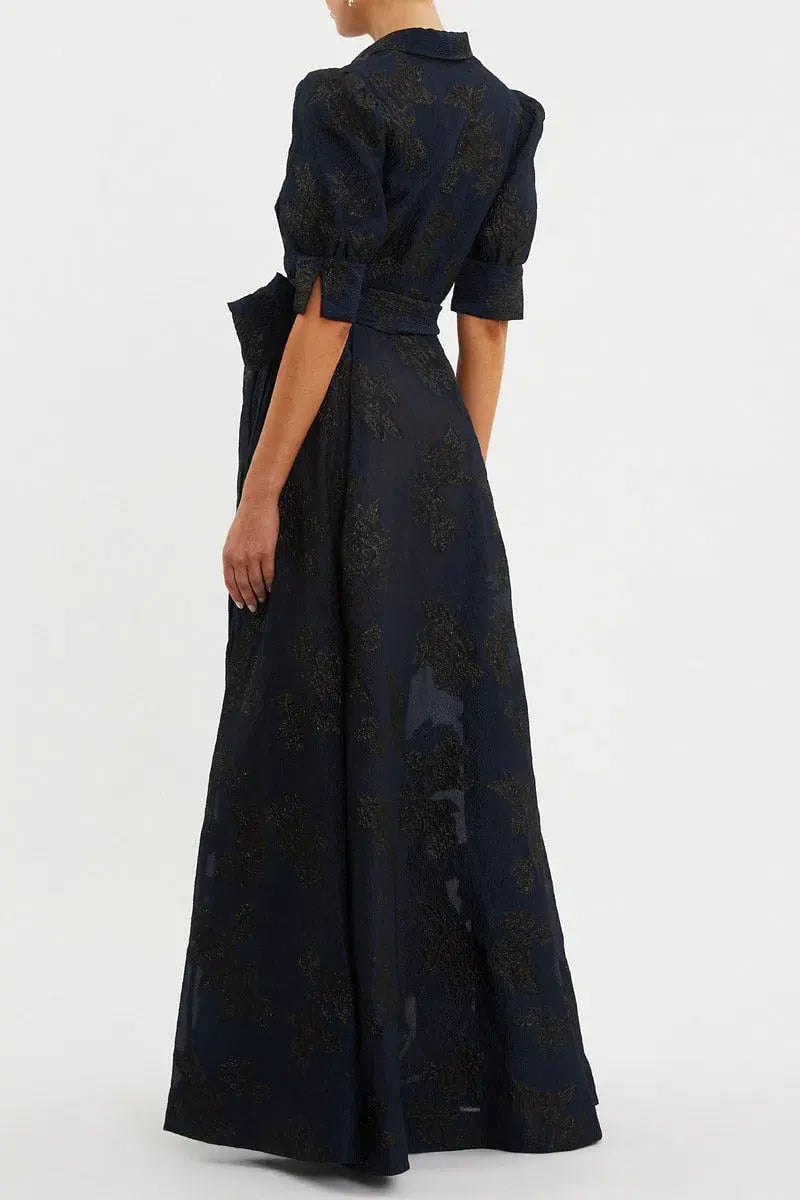 Rebecca Vallance Antoinette Gown Navy Size 8 photo 3