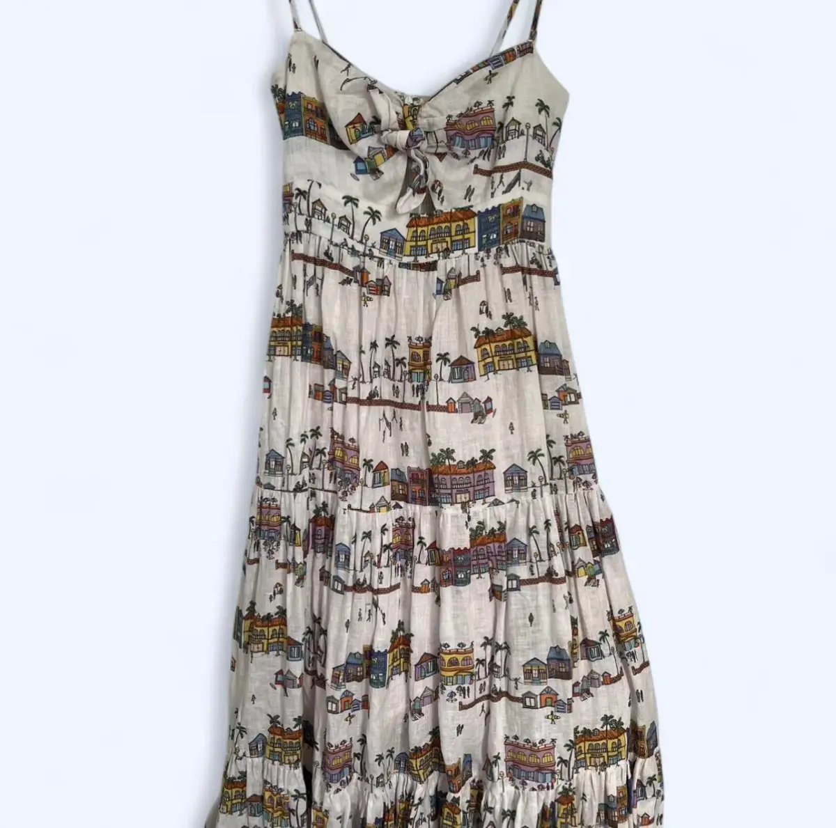 Zimmerman Mae Dress Maxi Print Size AU 8 photo 4