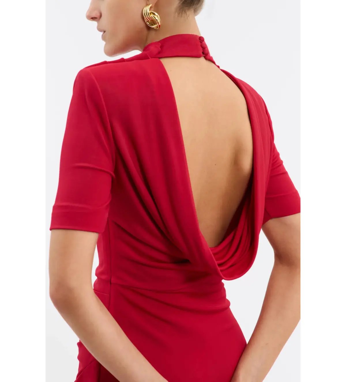 Rebecca Vallance Carmine Mini Dress Red Size 10 photo 3