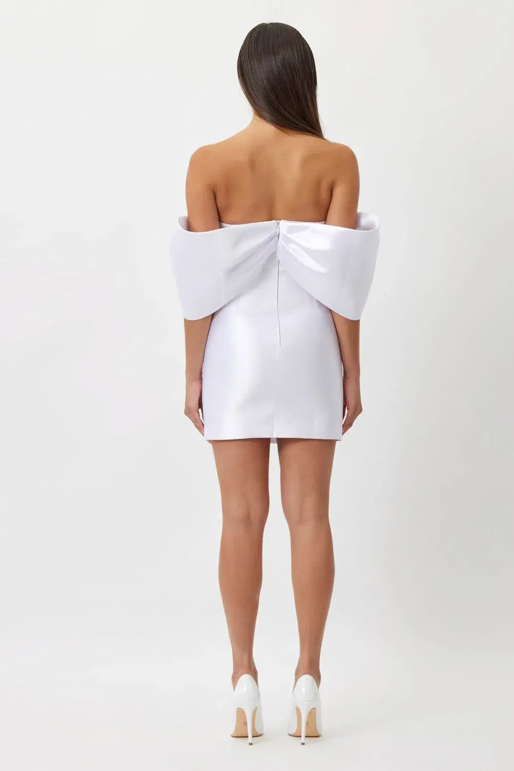 Bianca & Bridgett Eden Mini Dress White Size 10 photo 4