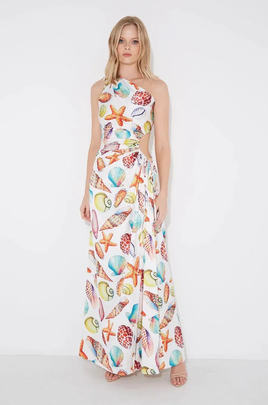 Sonya Moda Nour De La Mer Maxi Dress Print Size 10 photo 4