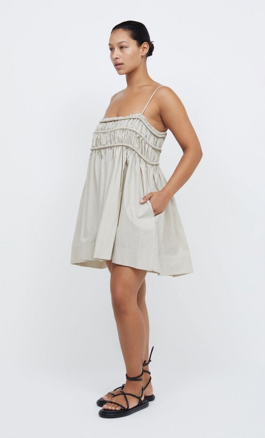 Bec & Bridge Eli Mini Dress Oyster photo 2