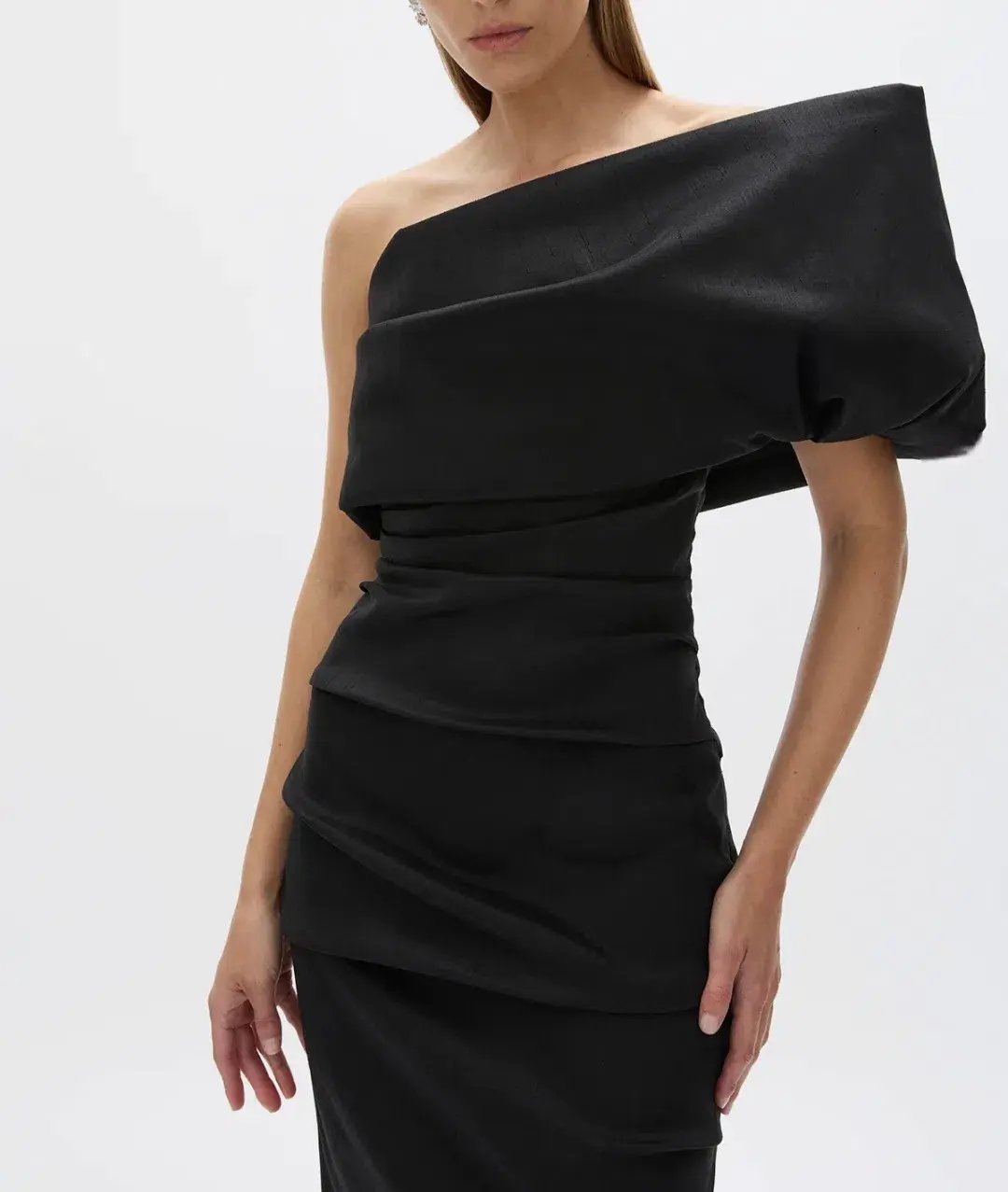 Rachel Gilbert Kat Gown Black 4/AU14 photo 4