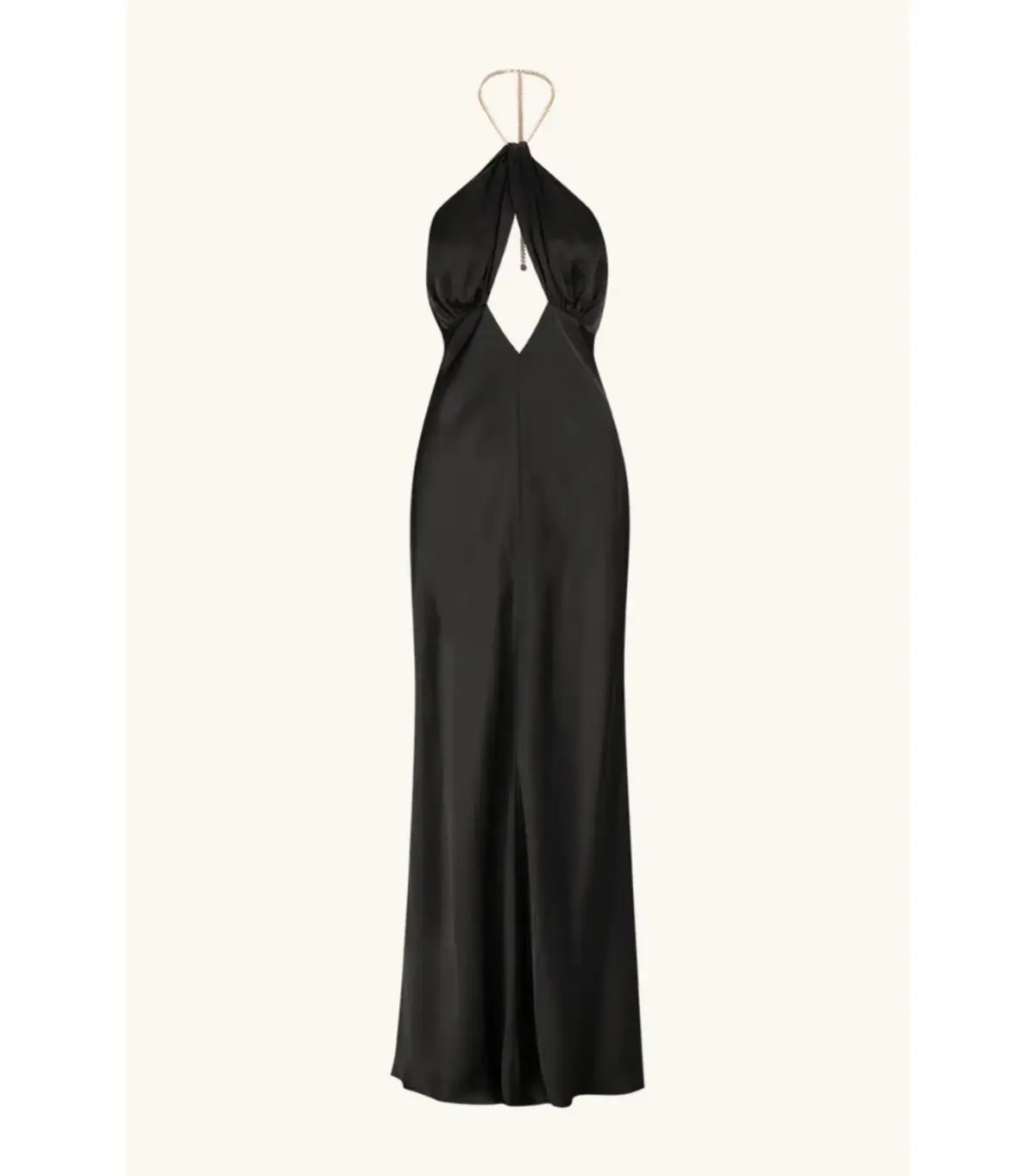 Shona Joy Lydie Chain Halter Neck Dress Black Size AU 8 photo 7