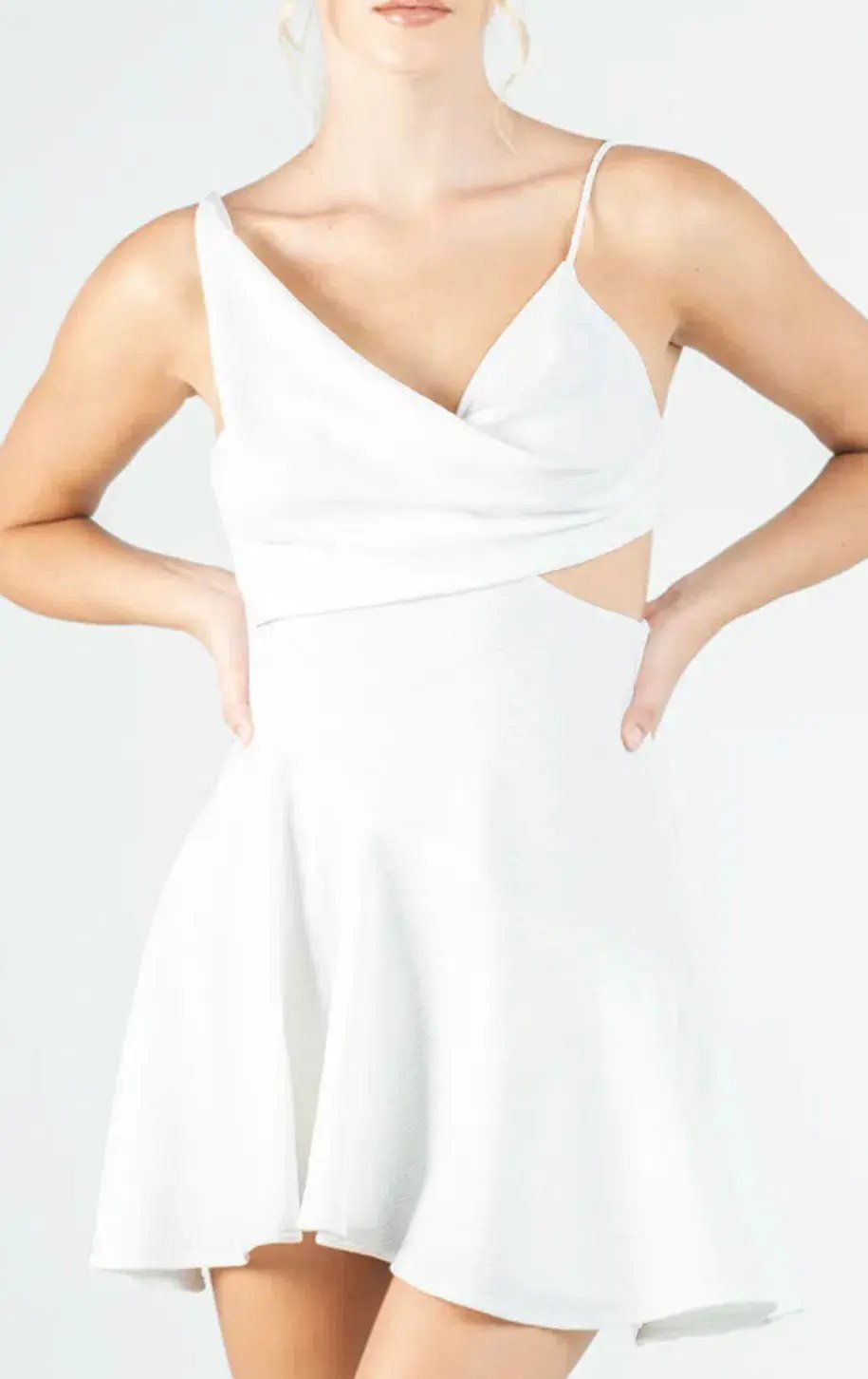 One Fell Swoop Josephine Mini In Pulsar White Size AU 8 photo 4