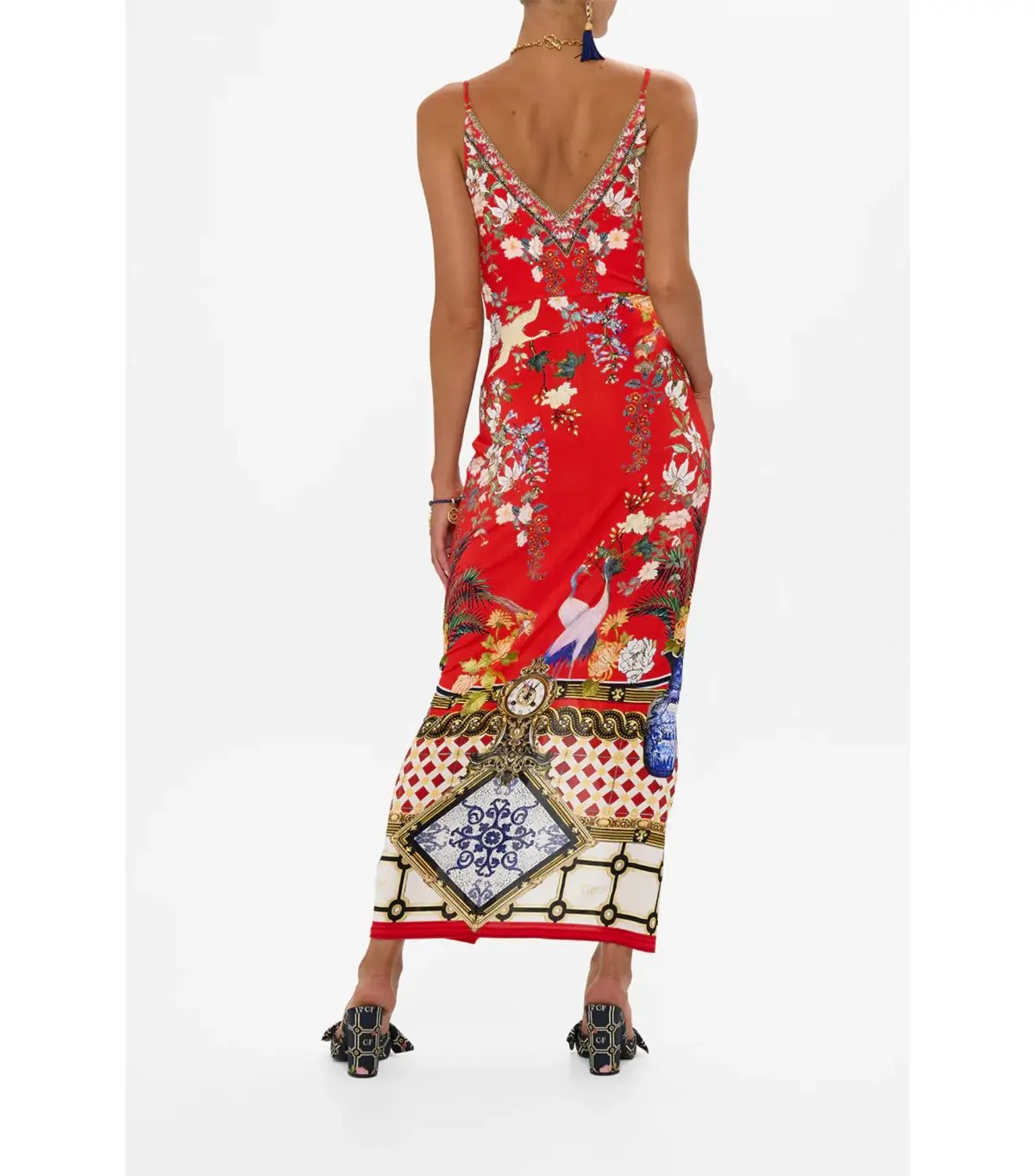 Camilla Strappy Dress With Twist Front Lisboa Luxe Size AU 8 photo 2