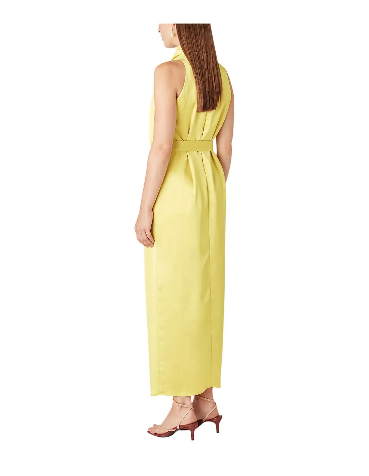 Camilla and Marc Phoebe Drape Dress Yellow Size 10 photo 2