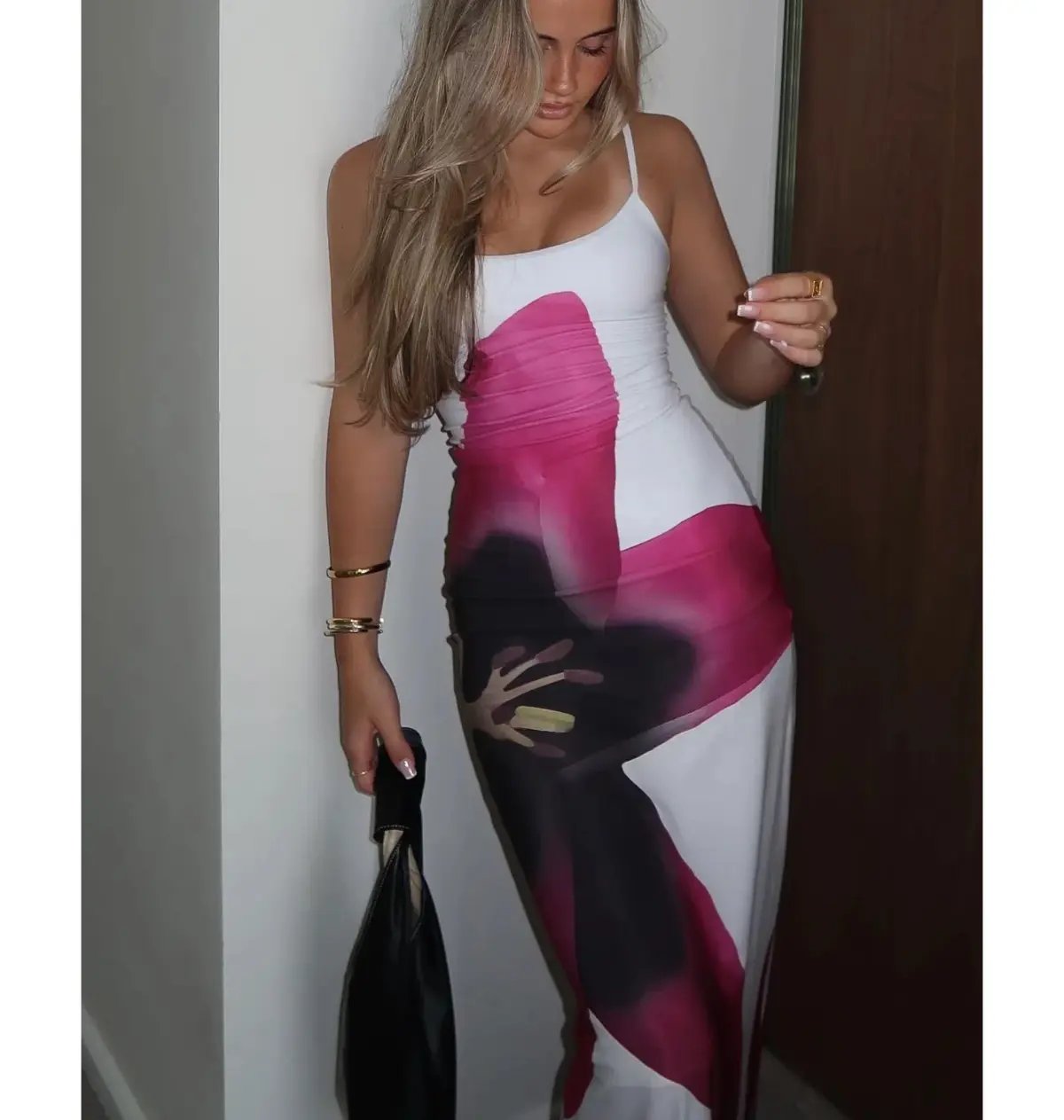 With Harper Lu Pearl Lily Slip Maxi Dress Floral Size S / AU 8 photo 5