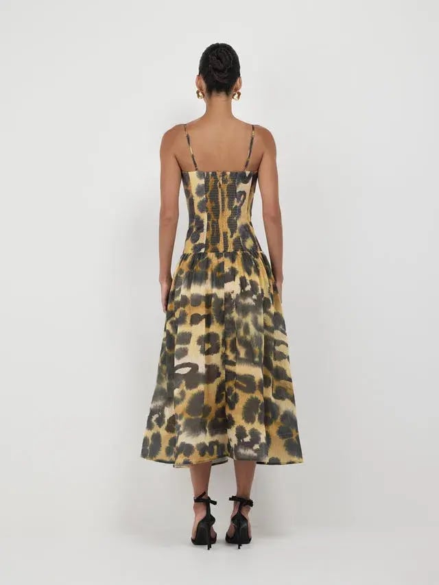 Sheike Feline Midi Dress Size AU 12 photo 3