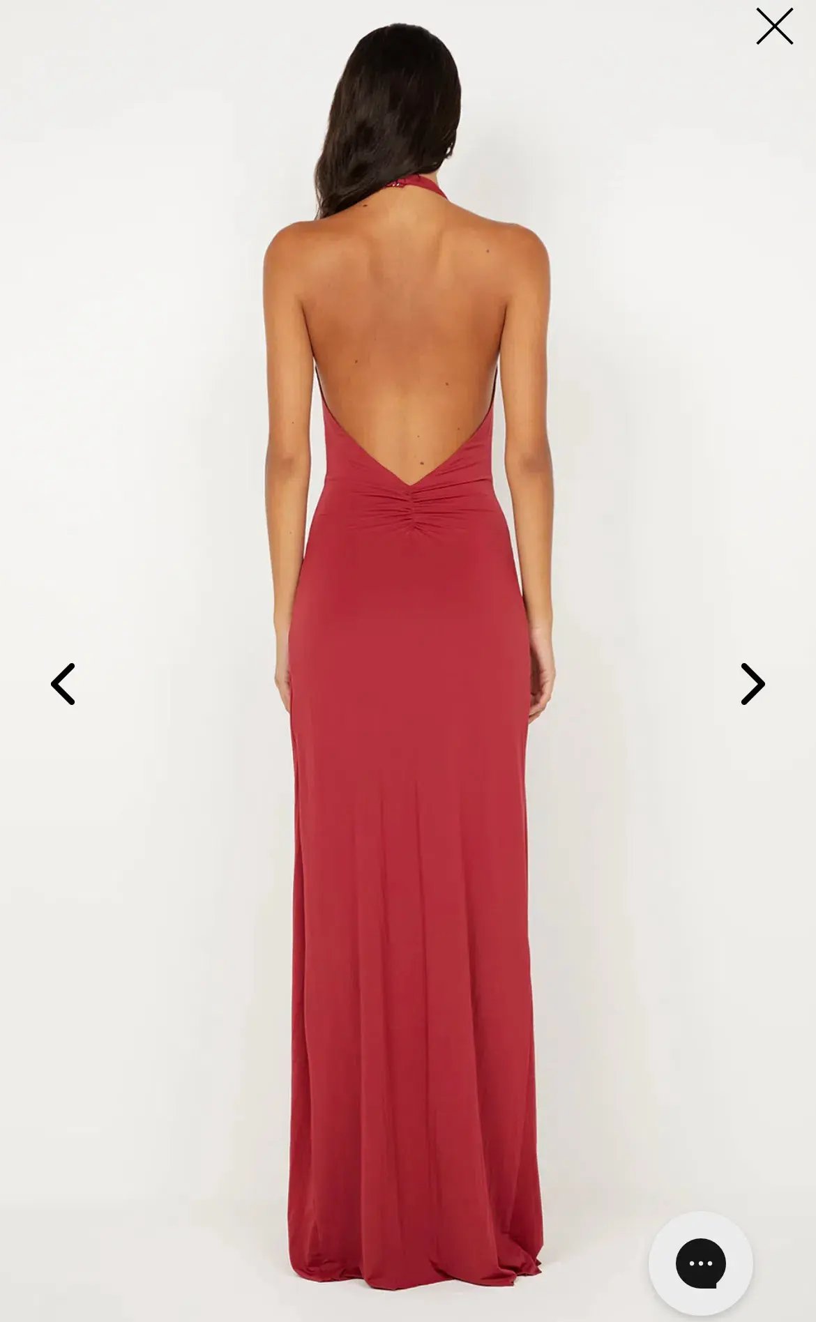Bec + Bridge Susie Plunge Maxi Dress in Cherry AU6 photo 2