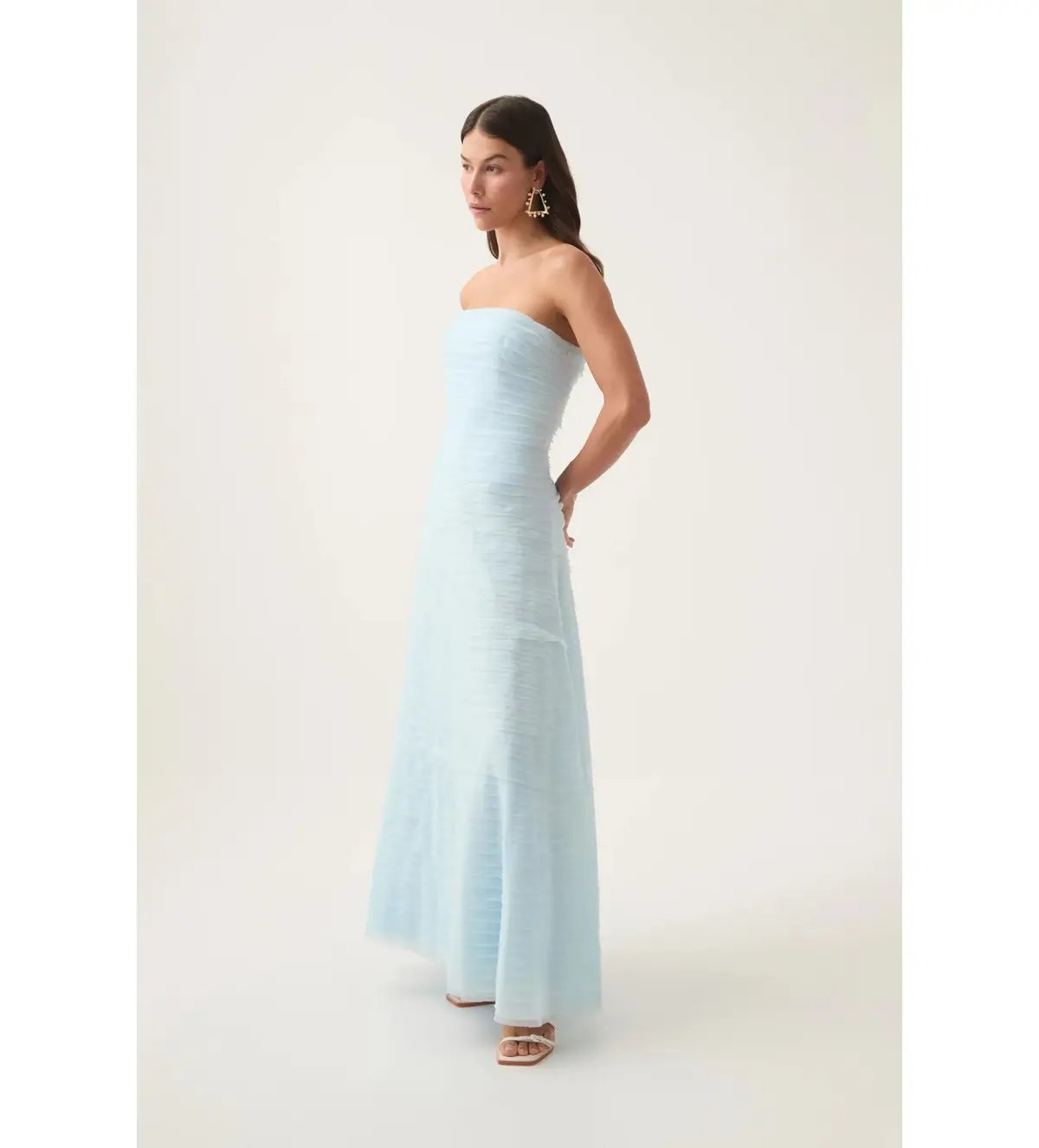 Aje Soundscape Maxi Dress Sea Breeze Size AU 8 photo 2