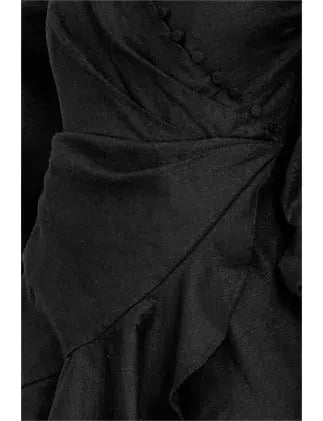 Significant Other Jasmine Short Sleeve Mini Dress Black Size AU 12 photo 5