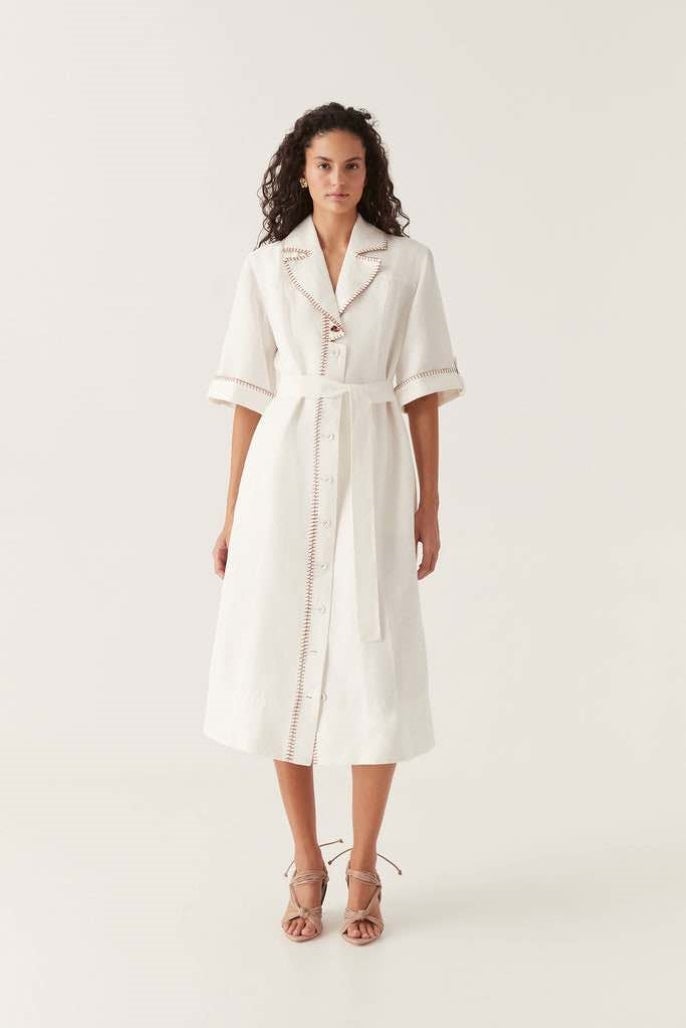 Aje Sahira Barbstitch Midi Dress photo 2