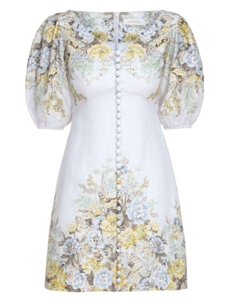 Zimmermann Brightside Off Shoulder Mini Dress photo 2