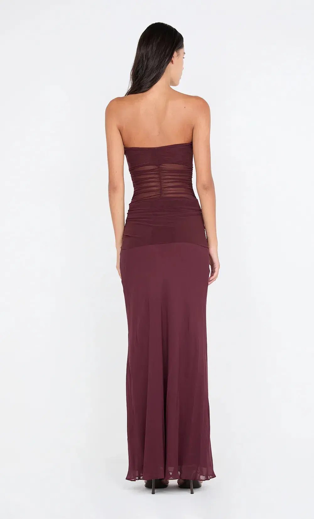 Bec & Bridge Noemi Strapless Dress in Plum Size 8 photo 4