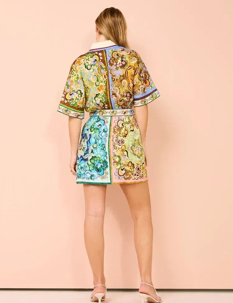Alemais Dreamer Mini Shirt Dress Size 6 photo 3
