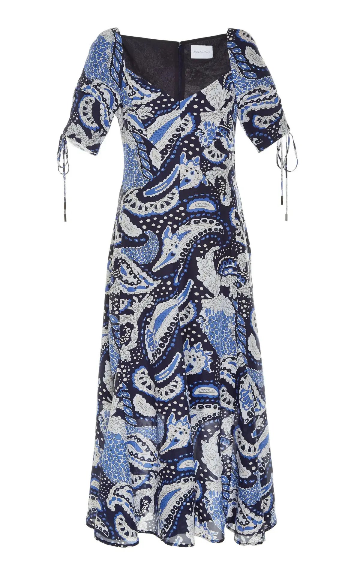 ALice McCall Royal Paisley Midi Dress Print Size 6 photo 5