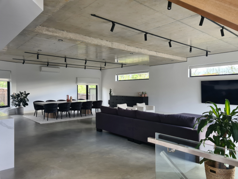 Concrete house for photography or film photo 2