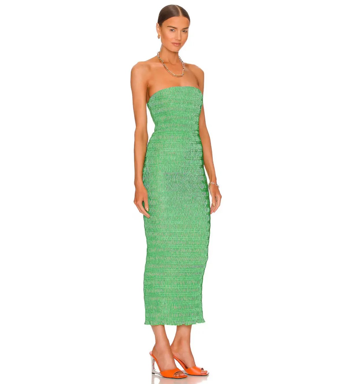 L'Idee Aurore Midi Dress Sea Green Size AU 8 photo 3